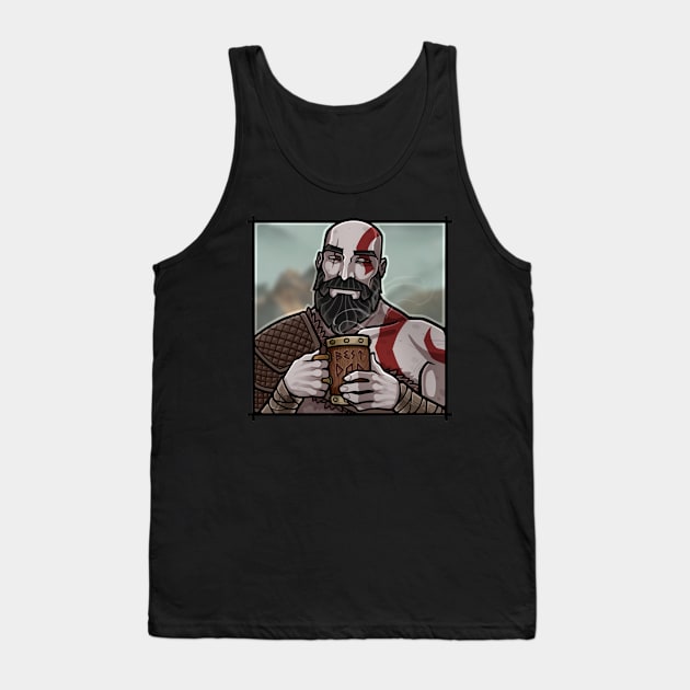 Kratos Best Dad Tank Top by Nightgrowler